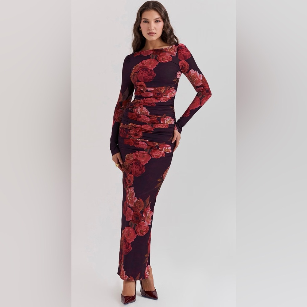 House of CB Lanetta Georgette Dress - Picture 2 of 8